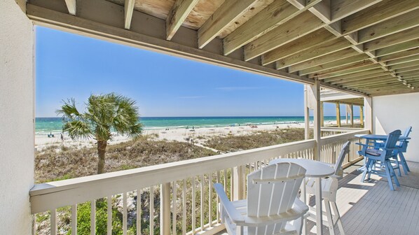 Outdoor dining - "Oceans Sunset" #10-Sleeps 7-Ocean Views (Panama City Beach)