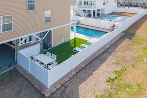 Pool - 5 BR Beach House in Surfside Beach with Private Pool! Yinz at the Beach (Surfside Beach)