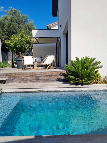 Villa Standing Piscine Castelnau le Lez 20 mm des Plages