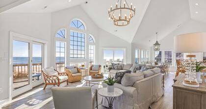 8BR OCEAN/BEACHFRONT w/ HEATED POOL & HOT TUB in OBX!