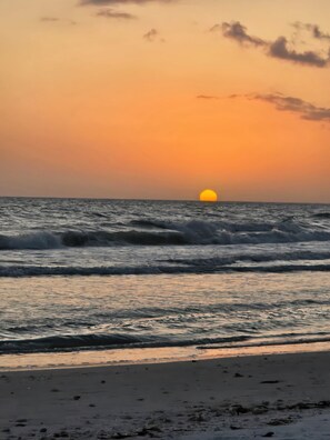 Sun loungers, beach towels