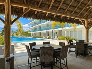 Outdoor dining - Luxury Apartment Nuevo Vallarta (Las Jarretaderas)
