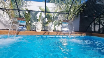Indoor pool, outdoor pool
