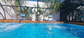 Indoor pool, outdoor pool