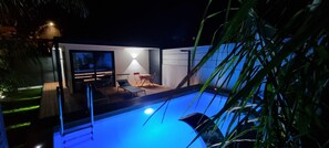 Indoor pool, outdoor pool