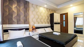 Free WiFi, bed sheets