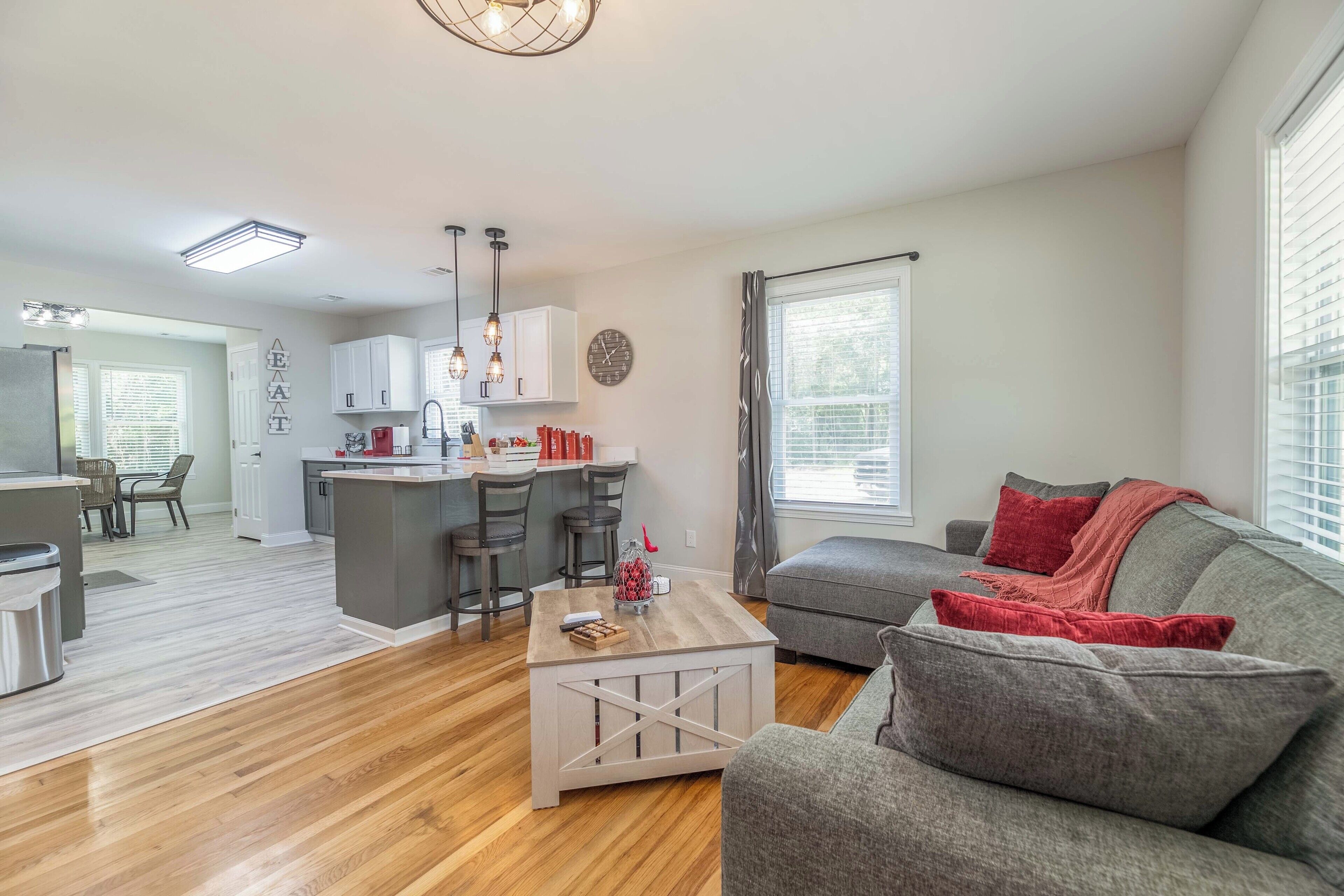 TV connectée, cheminée