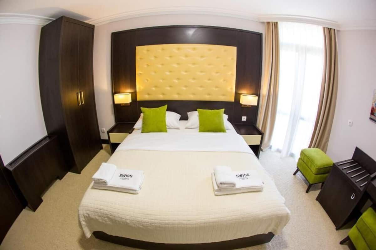 In-room safe, iron/ironing board, WiFi (free), individually decorated
