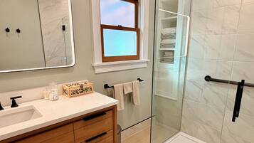 Free toiletries, hair dryer, towels, soap