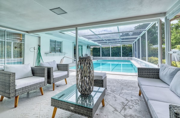 Beheizter Pool