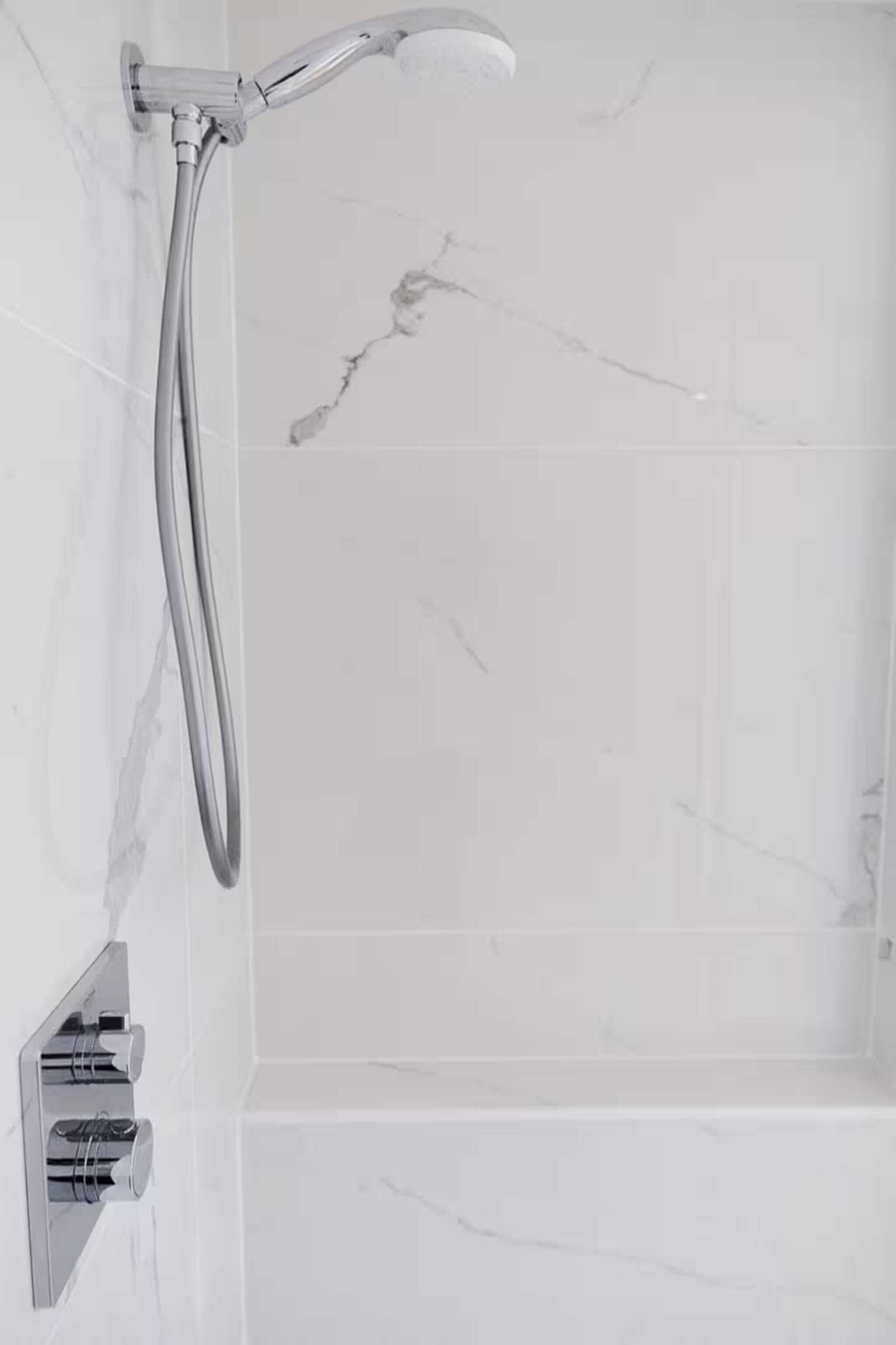 Eco-friendly toiletries, hair dryer, towels