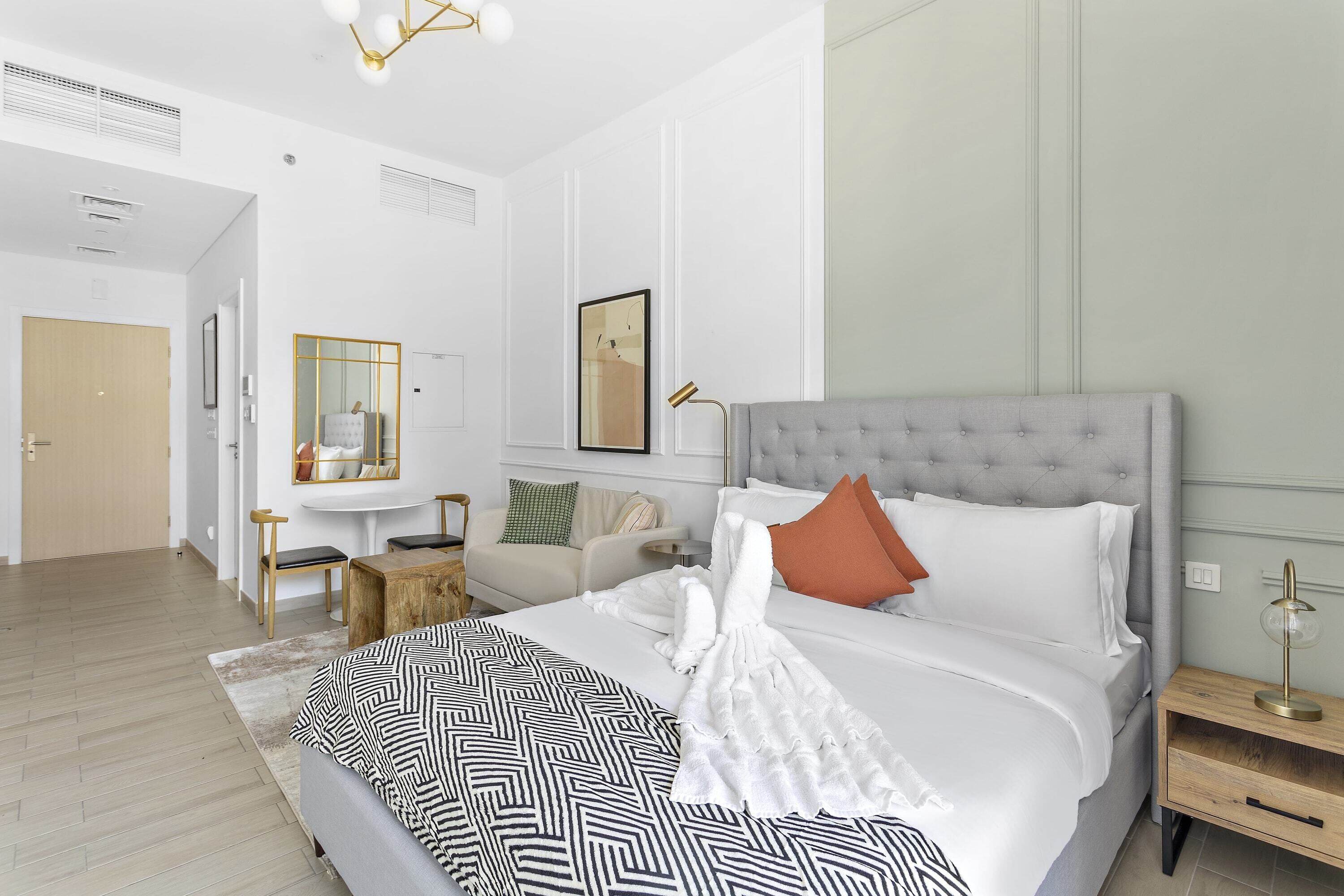 Belgravia 3 A118 | Roupas de cama premium, cofres nos quartos, individualmente mobiliados