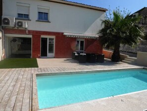 A heated pool - Villa Avec Piscine, Entre Sète Montpellier & Agde, à 2 pas de Balaruc (Gigean)