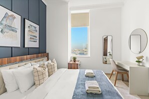 Departamento estándar | 1 habitación, sábanas de algodón egipcio y ropa de cama de alta calidad 
