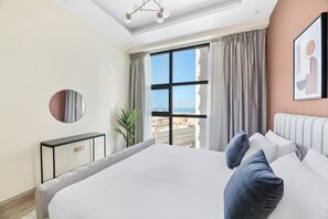 Deluxe-Apartment | 1 Schlafzimmer, hochwertige Bettwaren, Zimmersafe