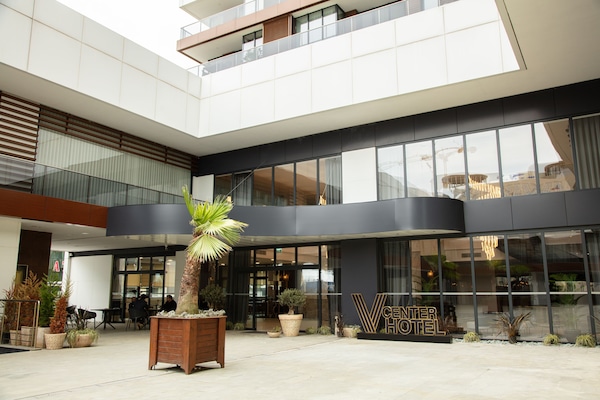 Majoituspaikan sisäänkäynti