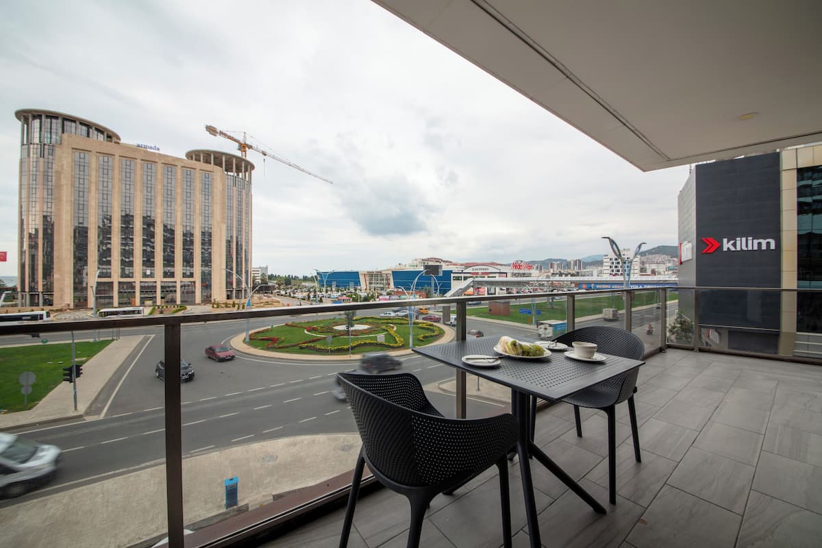 Suite panorámica | 1 habitación, ropa de cama de alta calidad y minibar