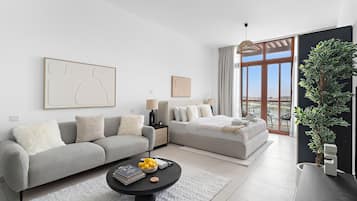 Panoramic-Studio | Wohnbereich | 50-Zoll-Smart-TV mit Digitalempfang