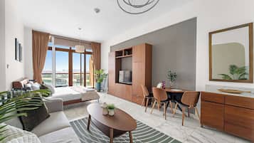 Gallery Studio | Living area | 50-inch Smart TV with digital channels