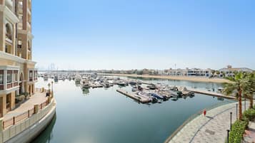 Blick von der Unterkunft