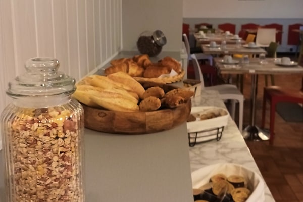 Daily buffet breakfast (EUR 12 per person)