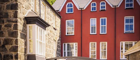 Majoituspaikan julkisivu