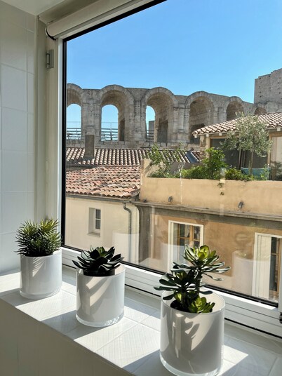 Duplex le Saint Paul Avec vue sur les Arènes Darles