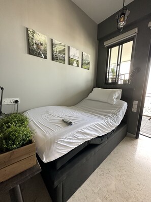 1 室のベッドルーム、アイロン / アイロン台、WiFi、ベッドシーツ