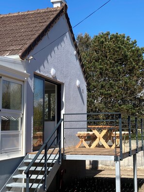 Terrace/patio - La Maison de la mer (Port-Bail-sur-Mer)