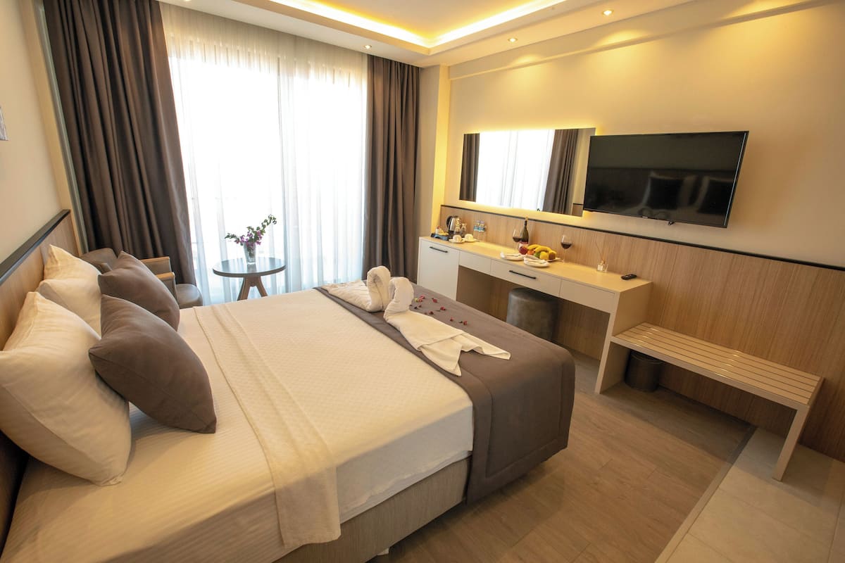 1 Schlafzimmer, Zimmersafe, schallisolierte Zimmer, kostenloses WLAN