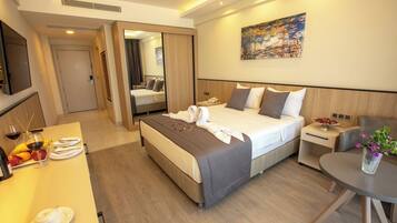 1 غرفة نوم وخزنة داخل الغرفة وتجهيزات عازلة للصوت وواي فاي مجانًا