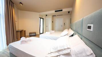 Double or Twin Room, Balcony | In-room safe, desk, blackout drapes, free WiFi