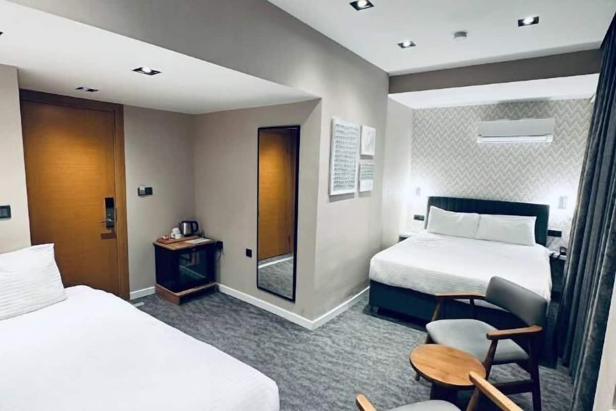 1 habitación y ropa de cama hipoalergénica