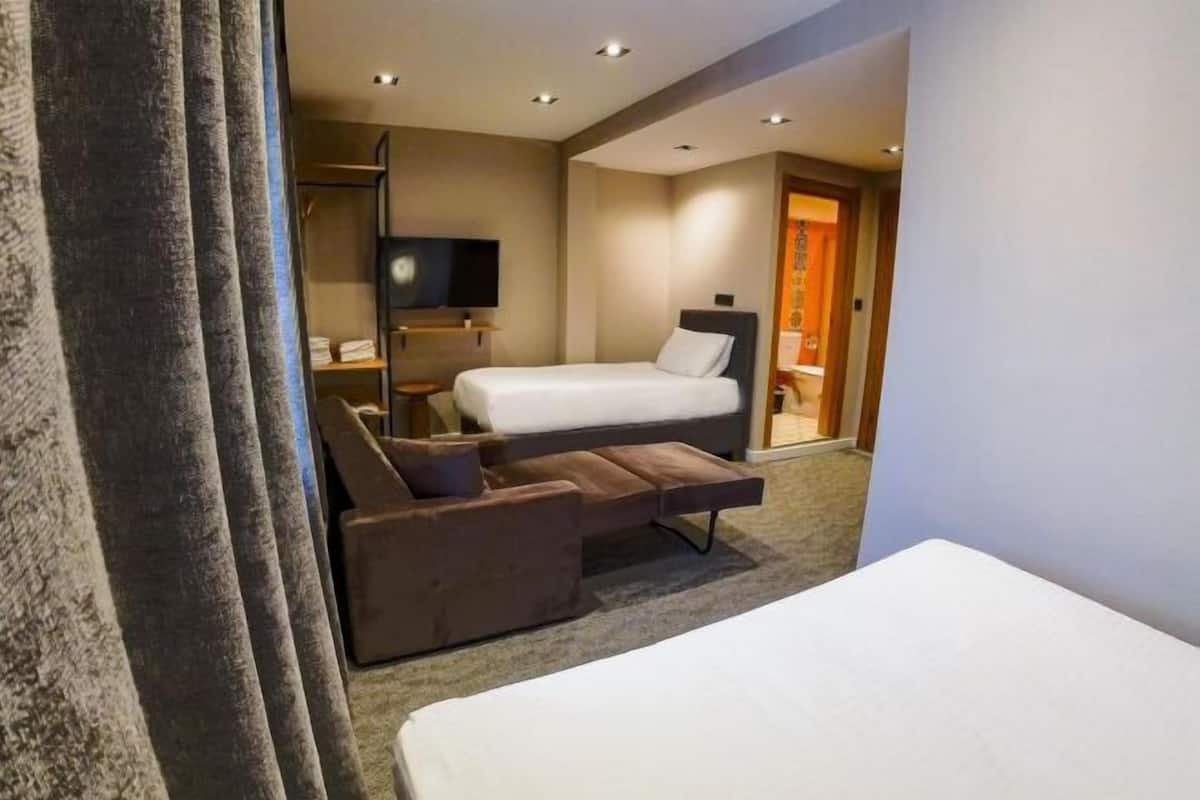 1 habitación y ropa de cama hipoalergénica