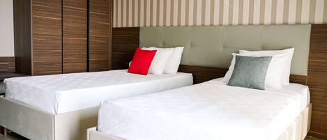 Premium bedding, minibar, in-room safe, desk