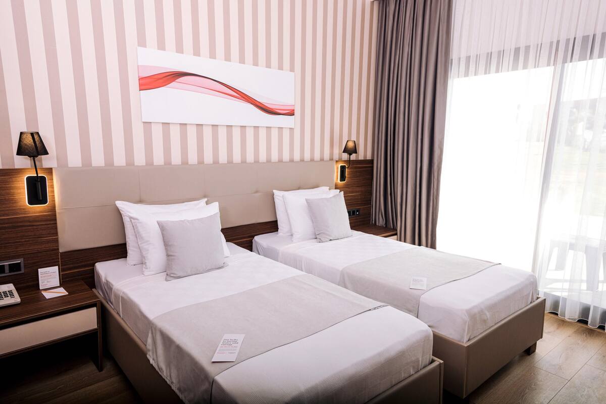 Premium bedding, minibar, in-room safe, desk