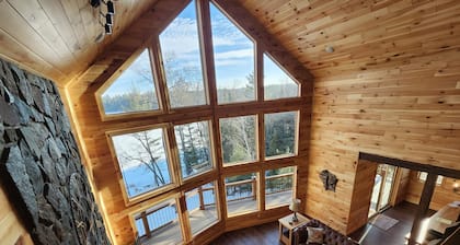 Eagles Bluff 6 Br Lakefront Cabin on 20 acres