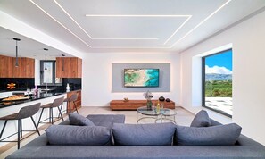 Smart TV - Major Villa Private Pool (Paralia Kourna)
