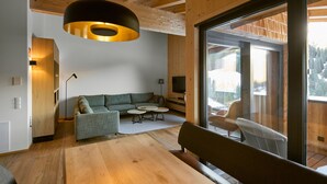 Living area - 5805 Alm-Lodge tschintg Ski-in-out (Gargellen)