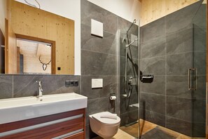 Shower, hair dryer