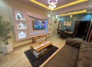 Apartamento clássico | Área de estar