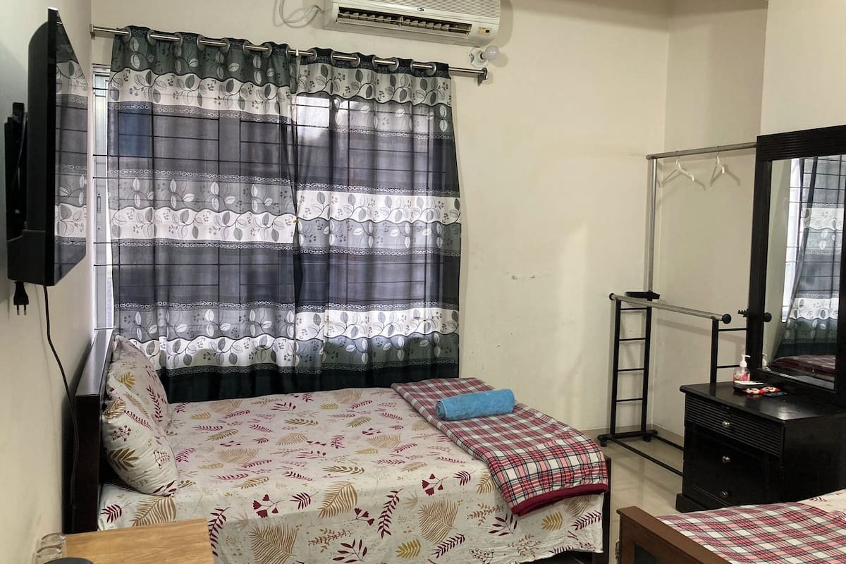 Habitación doble económica | 1 habitación, ropa de cama hipoalergénica y wifi gratis