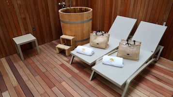 Sauna, body treatments, body wraps, body scrubs, facials