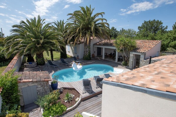 Una piscina climatizada