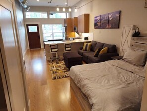 Interior - New Build Boardwalk Studio Condo steps from Lake!!
 (Grand Lake)