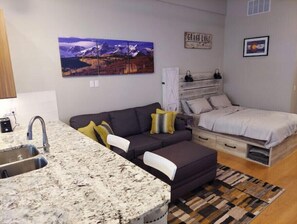 Room - New Build Boardwalk Studio Condo steps from Lake!!
 (Grand Lake)