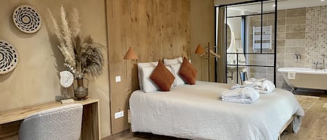 2 slaapkamers, een bureau, gratis wifi, beddengoed