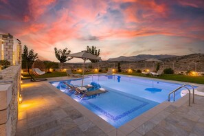 Pool - Villa Marielia - Three Bedroom Villa, Sleeps 7 (Crete)