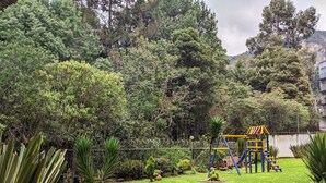 A grassy area with a playground and a dog. - Unbeatable Quality and near to the forest ! (Bogotá)
