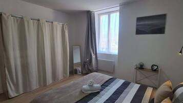 3 chambres, draps fournis